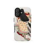 Lady in a Kimono - Kōno Bairei Meiji Phone Case Iphone 17 / Matte White Black Otterbox Phone Case Colorful Vintage Illustration Kōno