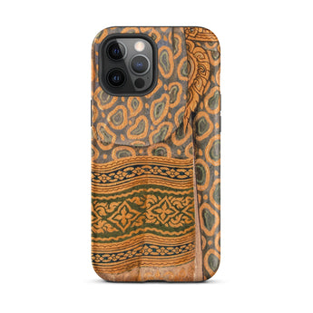 Lady in Waiting - Royal Siam Mural Phone Case Iphone 12 Pro Max / Matte Patterned Smartphone Case Siamese Court Fashion, Thailand’s