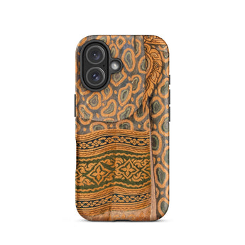 Lady in Waiting - Royal Siam Mural Phone Case Iphone 16 / Matte Patterned Phone Case Siamese Court Fashion, Thailand’s Ayutthaya Era, Royal
