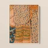 Lady in Waiting - Royal Siam Thai Mural Art Print / Canvas, 12x16’’ / 31x41cm / Natural Frame, Posters Prints & Visual Artwork, Toby Leon