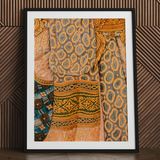 Lady in Waiting - Royal Siam Thai Mural Art Print / Canvas, Captivating Thai Mural, Royal Siam Thai, Gilded Chambers