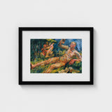 Lament - Anton Kolig Fine Art Print / Canvas Kolig’s ?Lament”, Green Tempest, Sun-soaked Hallucination Prints
