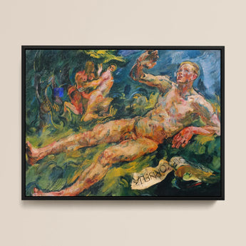 Lament - Anton Kolig Fine Art Print / Canvas, 16x12’’ / 41x31cm / Black Frame, Posters Prints & Visual Artwork, Toby Leon