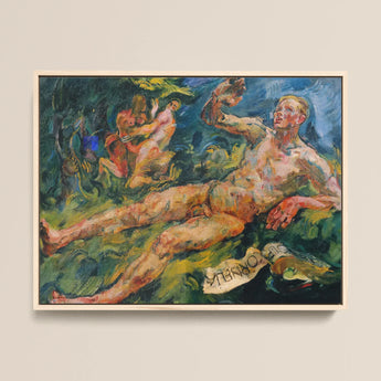 Lament - Anton Kolig Fine Art Print / Canvas, 16x12’’ / 41x31cm / Natural Frame, Posters Prints & Visual Artwork, Toby Leon