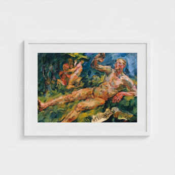Lament - Anton Kolig Fine Art Print / Canvas Kolig’s ?Lament”, Green Tempest, Sun-soaked Hallucination Prints