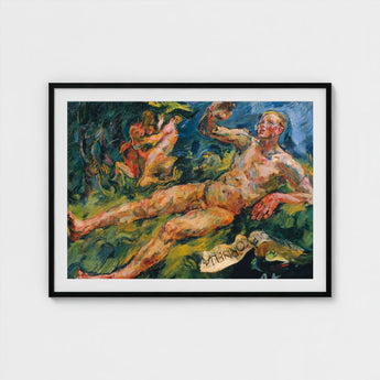 Lament - Anton Kolig Fine Art Print / Canvas Kolig’s ?Lament”, Green Tempest, Sun-soaked Hallucination Prints