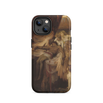 Lament for Icarus - Herbert Draper Phone Case Iphone 14 / Matte Iphone Case Classical Painting Herbert Draper, Draper Case, Broken