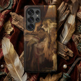 Lament for Icarus - Herbert Draper Phone Case Dark Brown Phone Case Detailed Classical Painting Figures Herbert Draper, Draper Iphone Case,