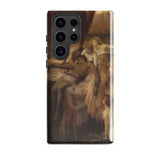 Lament for Icarus - Herbert Draper Phone Case Samsung Galaxy S23 Ultra / Gloss Phone Case Detailed Classical Painting Warm Brown Gold