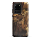 Lament for Icarus - Herbert Draper Phone Case Samsung Galaxy S20 Ultra / Gloss Phone Case Detailed Classical Painting Warm Brown Golden
