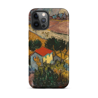 Landscape with House - Vincent Van Gogh Phone Case, Iphone 12 Pro Max / Matte, Mobile Cases, Toby Leon
