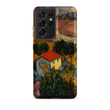 Landscape with House - Vincent Van Gogh Phone Case, Samsung Galaxy S21 Ultra / Matte, Mobile Cases, Toby Leon