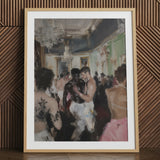 Last Dance - Stampa artistica gay rave vintage luxe / Tela, 24x32’’ / 61x81cm / Cornice naturale / Passe-partout, Poster Stampe e Opere d’arte visiva, Toby