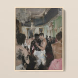 Last Dance - Stampa artistica gay rave vintage luxe / Tela, 12x16’’ / 31x41cm / Cornice naturale, Poster Stampe e Opere d’arte visiva, Toby Leon