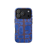 Late Evening Looking out of the Woods - Paul Klee Phone Case Iphone 17 Pro / Matte Blue Brown Leopard-print Phone Case Textured Painted