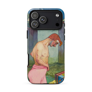 Le Cirque Corvi - Georges De Feure Iphone Case 17 Pro Max / Matte Iphone 13 Pro Max Case Vintage-style Illustration Man Feure’s Art