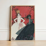 Art Deco-style Framed Print Two Elegantly Dressed Women George Barbier’s Le Jour, Barbier, Mesmerizing Ballet