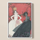 Le Jour et La Nuit - George Barbier 1920s Art Print / Canvas Art Deco-style Framed Print Two Elegantly Dressed Women George Barbier’s Le