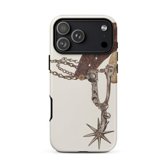 Leather Spur - Custodia per iPhone con arte anni 1930 di Vera Van Voris, 17 Pro Max / Opaca, Custodie per telefoni, Toby Leon