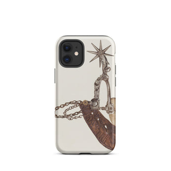 Leather Spur - Vera Van Voris 1930s Art Phone Case Iphone 12 Mini / Matte Phone Case Spur Design Vera Voris, Voris Art, Thousand Untamed