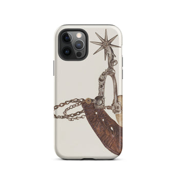 Leather Spur - Vera Van Voris 1930s Art Phone Case Iphone 12 Pro / Matte Phone Case Spur Design Vera Voris, Voris Art, Thousand Untamed