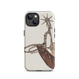 Leather Spur - Vera Van Voris 1930s Art Phone Case Iphone 13 / Matte Phone Case Spur Design Vera Voris, Voris Art, Thousand Untamed Miles