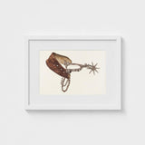 Leather Spur - Vera Van Voris 1930s Farmhouse Art Print / Canvas, Prints