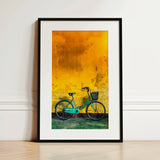 Lemon Lime - Hoi an Vietnam Bicycle Art Print / Canvas, 12x18’’ / 31x46cm / Black Frame / Matboard, Posters Prints & Visual Artwork, Toby
