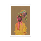 Liberty - Neo-baroque Afrofuturist Fashion Art Print / Canvas, 12x18’’ / 31x46cm / Unframed / White Border, Posters Prints & Visual