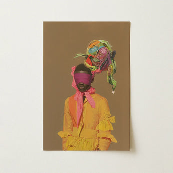 Liberty - Neo-baroque Afrofuturist Fashion Art Print / Canvas, Afrofuturist Fashion Art, Vintage Afrofuturist Fashion, Afrofuturist Fashion