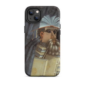 The Librarian - Custodia per iPhone di Giuseppe Arcimboldo, 14 Plus / Opaca, Custodie per telefoni cellulari, Toby Leon