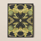 Life on Mars - Trippy Botanical Op Art Print / Canvas, Cacti Reign Supreme, Trippy Botanical Succulent, Xeriscape Odyssey
