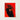 Red Canvas Print Stylized Portrait Woman Intricate Black Sapphic Witch, Art
