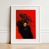 Lilith - Sapphic Witch Art Print / Canvas, Sapphic Witch, Sapphic Witch Art, Witch Art Print