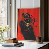 Lilith - Sapphic Witch Art Print / Canvas, Sapphic Witch, Sapphic Witch Art, Witch Art Print