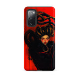 Lilith - Sapphic Witch Samsung Case, Galaxy S20 Fe / Matte, Red Phone Case Dark Fantasy Art Print Woman