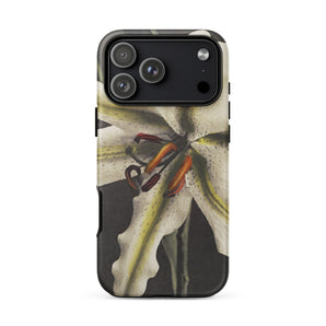 Lily - Ogawa Kazumasa Floral Art Phone Case, Kazumasa Ogawa, Japan’s Photographic Metamorphosis, Ogawa’s Meiji-era Collotype