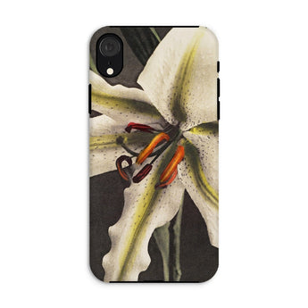 Lily - Ogawa Kazumasa Floral Art Phone Case Iphone Xr / Matte Phone Case Close-up Photograph White Lily Flower Kazumasa Ogawa, Japan’s