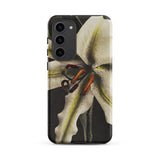 Lily - Ogawa Kazumasa Floral Art Phone Case Samsung Galaxy S23 Plus / Matte Sleek Black Phone Case Detailed Vintage-style Illustration