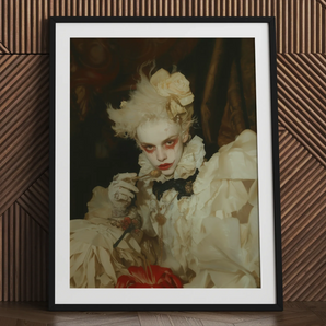 The Little Imp - Gay Devil Art Print / Canvas, 24x32’’ / 61x81cm / Black Frame / Matboard, Posters Prints & Visual Artwork, Toby Leon