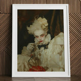 The Little Imp - Gay Devil Art Print / Canvas White-framed Portrait Person Ornate Off-white Cream-colored, Void Stares Prints