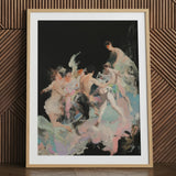 Our Little Secret - Neobarockes Bacchanal-Kunstdruck / Leinwand, 24x32’’ / 61x81cm / Naturrahmen / Passepartout, Poster Drucke & Visuals,