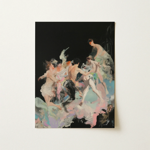 Our Little Secret - Neo-baroque Bacchanal Art Print / Canvas, Bacchanal Art Print, Blackness Holds, Bodies Gather