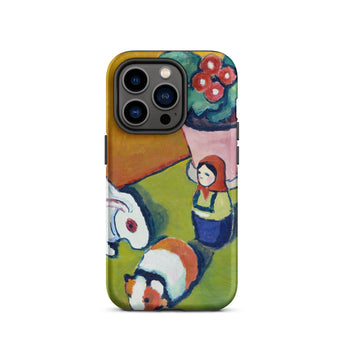 Little Walter’s Toys - August Macke Iphone Case, 14 Pro / Matte, Mobile Phone Cases, Toby Leon