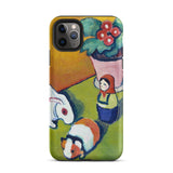 Little Walter’s Toys - August Macke Phone Case Iphone 11 Pro Max / Matte Kandinsky Painting Macke’s Whimsical, Wonderland, Modern Mobile