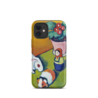 Little Walter’s Toys - August Macke Phone Case Iphone 12 Mini / Matte Colorful Painting Macke’s Whimsical, Wonderland, Modern Mobile Cases