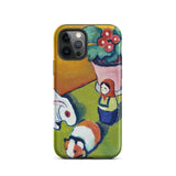 Little Walter’s Toys - August Macke Phone Case Iphone 12 Pro / Matte Colorful Painting Macke’s Whimsical, Wonderland, Modern Mobile Cases