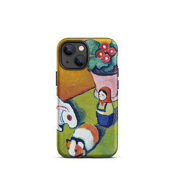 Little Walter’s Toys - August Macke Phone Case Iphone 13 Mini / Matte Painted Macke’s Whimsical, Wonderland, Modern Mobile Cases