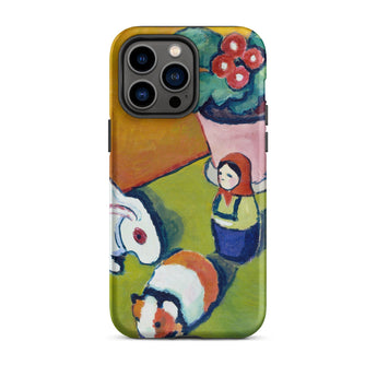 Little Walter’s Toys - August Macke Phone Case Iphone 14 Pro Max / Matte Artistic Macke’s Whimsical, Wonderland, Modern Mobile Cases
