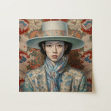 Longwei - Gaysian Femboy Cowboy Art Print / Canvas, 12x12’’ / 31x31cm / Unframed / no Border, Posters Prints & Visual Artwork, Toby Leon